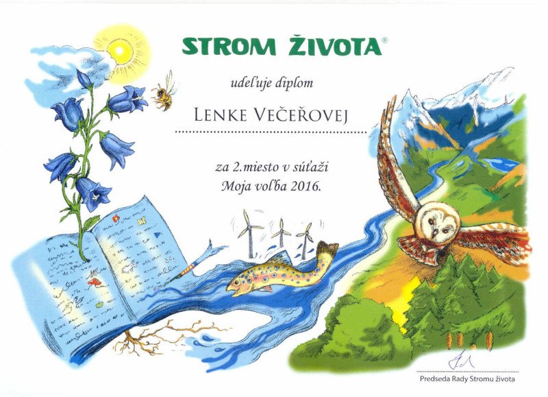 Literárna súťaž - Moja voľba 2016