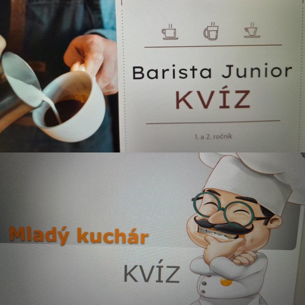 Kvíz BARISTA JUNIOR a Mladý KUCHÁR