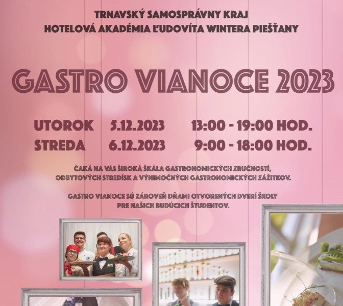 GASTRO VIANOCE 2023 sú tu