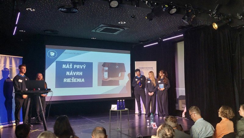 Naši mladí inovátori z Hotelky sa stali víťazmi Festivalu mladých inovátorov Trnavskej župy 2026